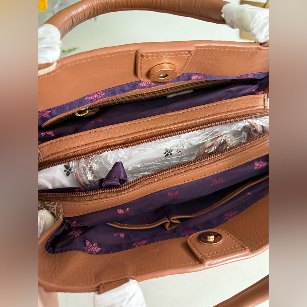 Anuschka Multi Compartment Satchel-690 - NWT - Picture 9 of 16